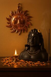 Surya Dev Decorative Showpiece Combo