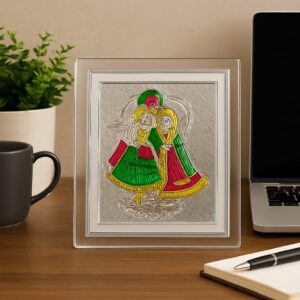 Authentic Silver radha krishna